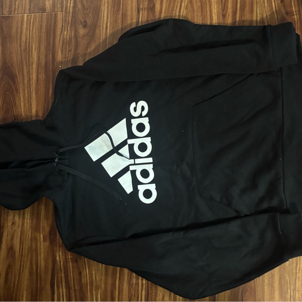 Adidas Golf Black Fleece with White Logo